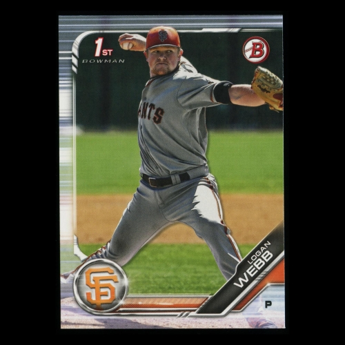Logan Webb 2019 Bowman 1st Bowman Giants