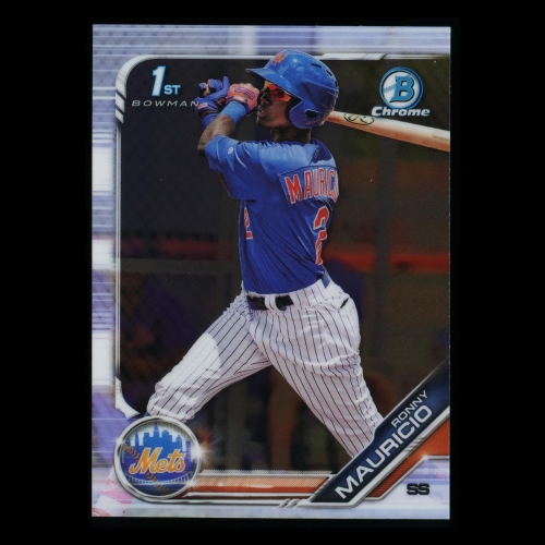 Ronny Mauricio 2019 Bowman Chrome 1st  Bowman Mets