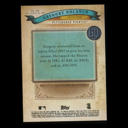 Gregory Planco 2019 Gypsy Queen Green Pirates