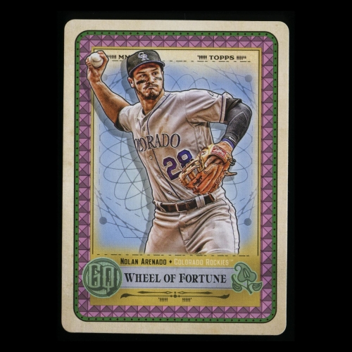 Nolan Arenado 2019 Gypsy Queen Wheel of Fortune Tarot of the Diamond Rockies