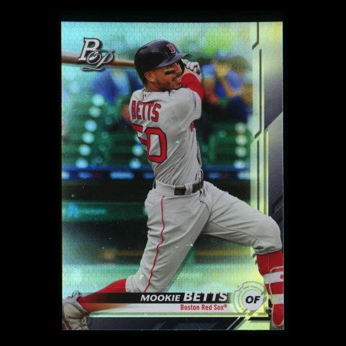 Mookie Betts 2019 Bowman Platinum Red Sox