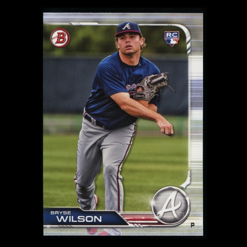 Bryse Wilson RC 2019 Bowman Rookie Braves