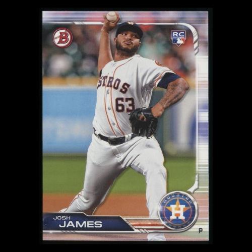 Josh James RC 2019 Bowman Rookie Astros