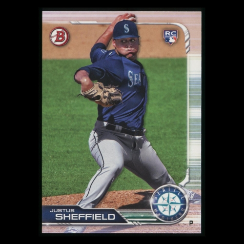 Justus Sheffield RC 2019 Bowman Rookie Mariners