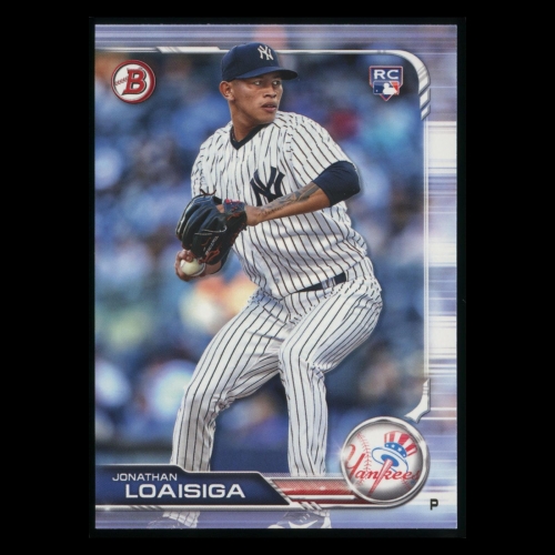Jonathan Loaisiga RC 2019 Bowman Rookie Yankees