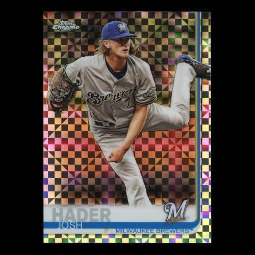 Josh Hader 2019 Topps Chrome X-Fractor Brewers