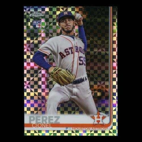 Cionel Perez RC 2019 Topps Chrome X-Fractor Rookie Astros