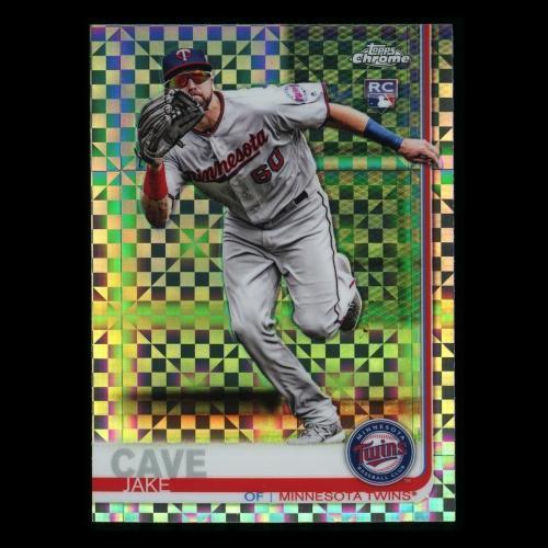 Jake Cave RC 2019 Topps Chrome X-Fractor Rookie Twins