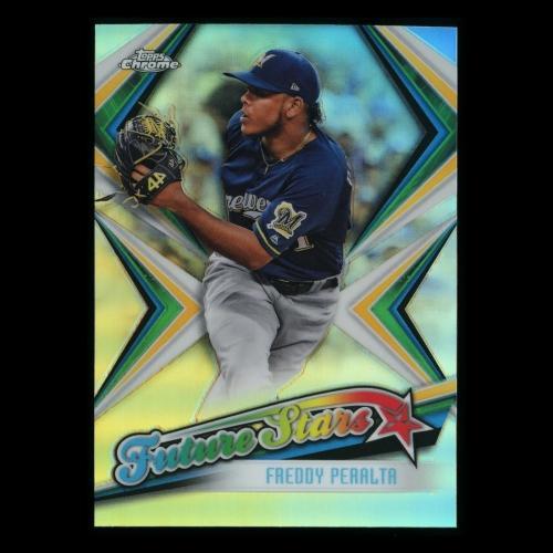 Freddy Peralta 2019 Topps Chrome Future Stars Brewers