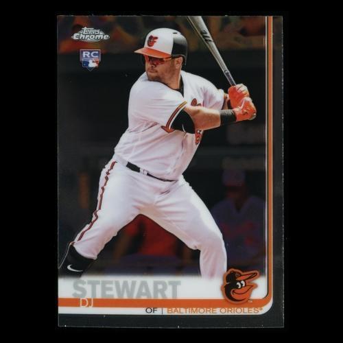 DJ Stewart RC 2019 Topps Chrome Rookie Orioles