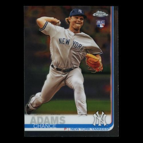 Chance Adams RC 2019 Topps Chrome Rookie Yankees