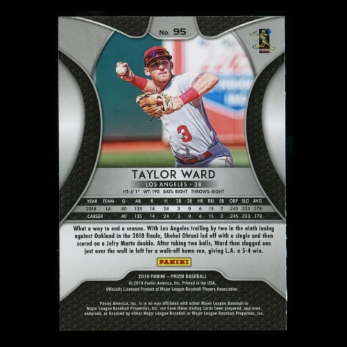 Taylor Ward RC 2019 Prizm Rookie Angels