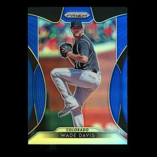 Wade Davis 2019 Prizm Blue Rockies