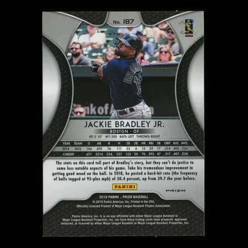 Jackie Bradley Jr. 2019 Prizm Blue Red Sox