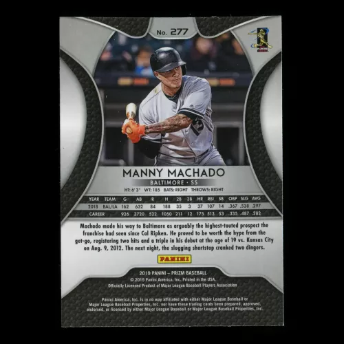 Manny Machado 2019 Prizm Orioles
