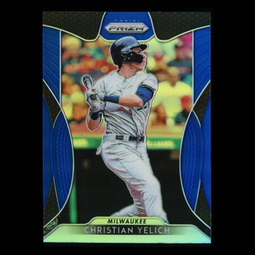 Christian Yelich 2019 Prizm Blue Brewers