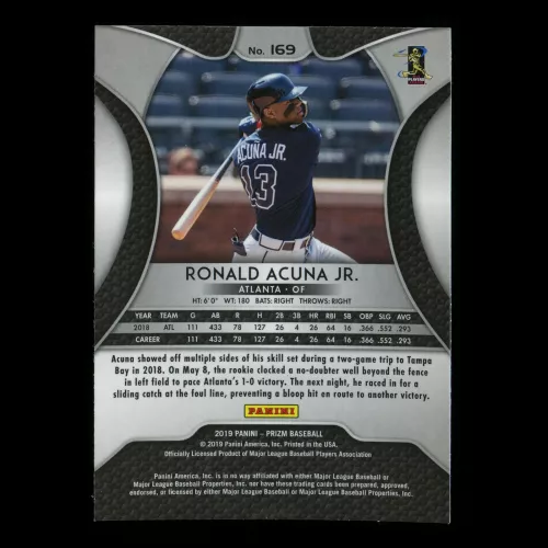Ronald Acuna Jr. 2019 Prizm Braves