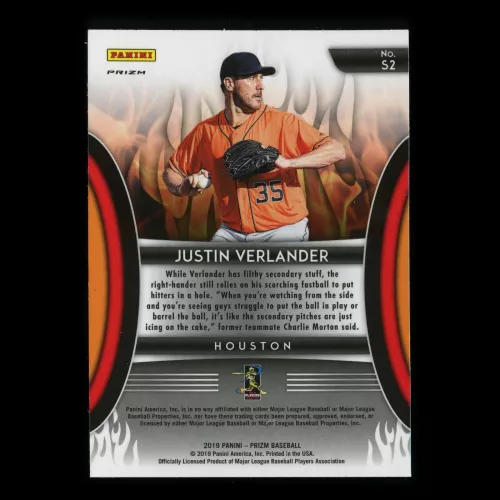 Justin Verlander 2019 Prizm Scorching Astros