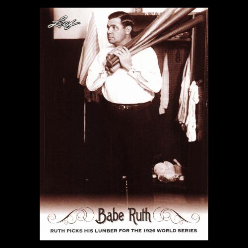 Babe Ruth 2016 Leaf Ruth Picks His Lumber for the 1926 World Series #66