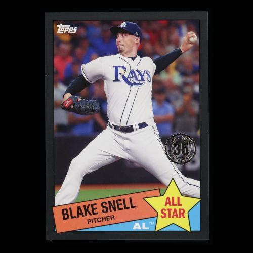 Blake Snell 2020 Topps 1985 Retro AL All Star Rays 218/299