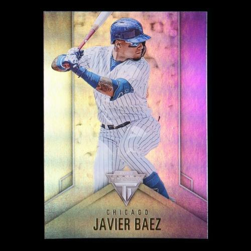 Javier Baez 2020 Chronicles Titanium Cubs