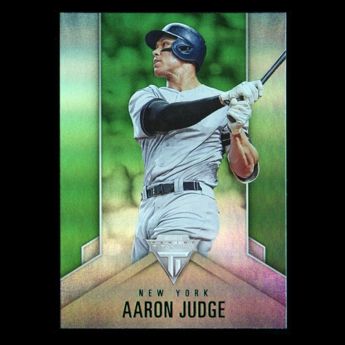 Aaron Judge 2020 Chronicles Titanium Green Yankees