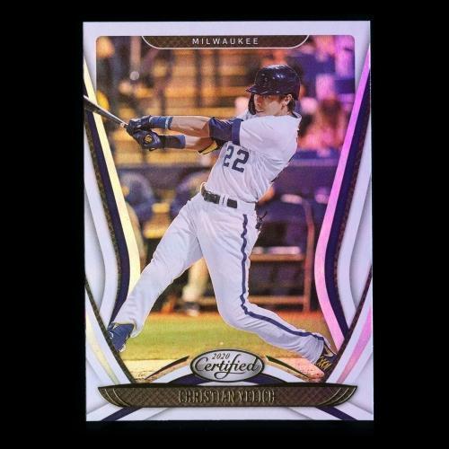 Christian Yelich 2020 Chronicles Certified Brewers