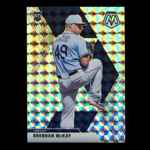 Brendan McKay RC 2020 Chronicles Mosaic Silver Hyper Rays