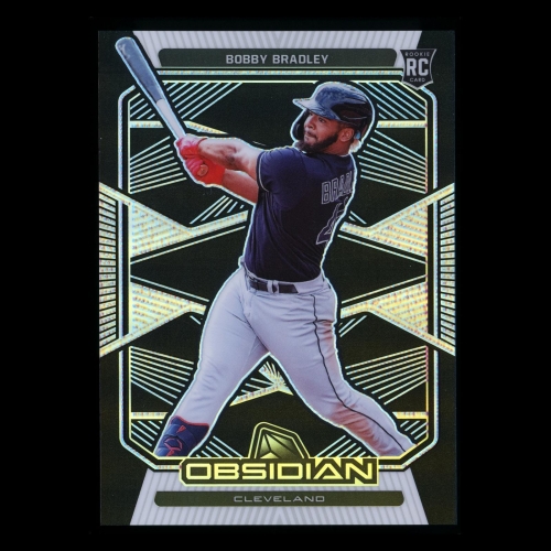 Bobby Bradley RC 2020 Chronicles Obsidian Rookie Indians