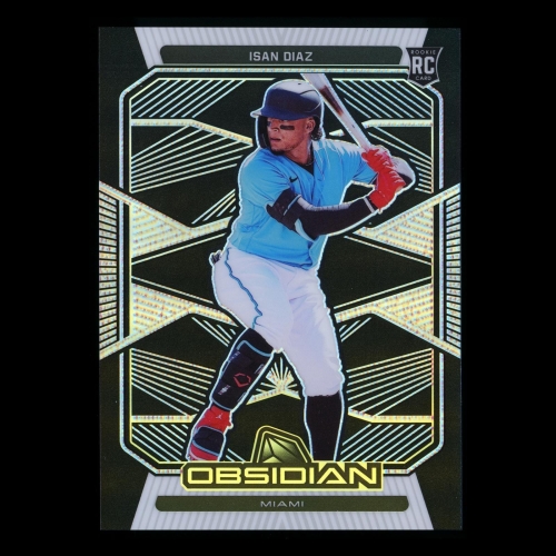 Isan Diaz RC 2020 Chronicles Obsidian Rookie Marlins