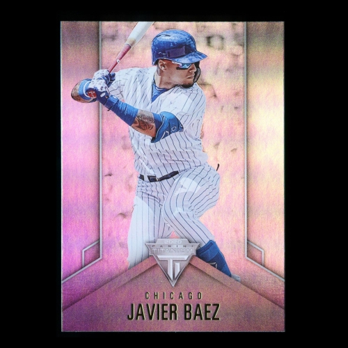 Javier Baez 2020 Chronicles Titanium Cubs