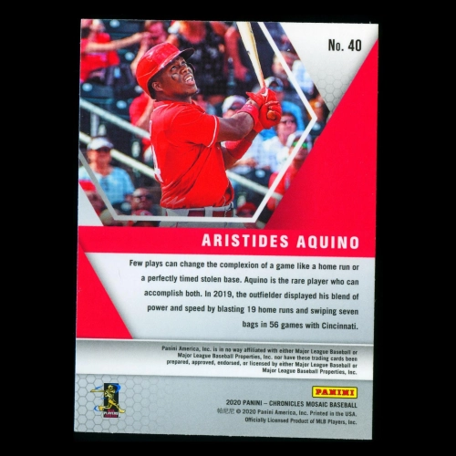 Aristides Aquino RC 2020 Chronicles Mosaic Rookie Reds