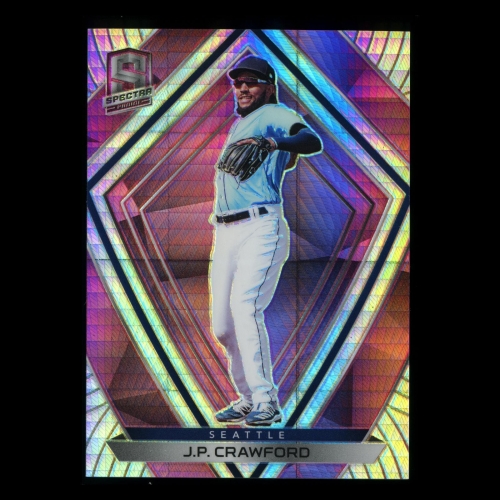 J.P. Crawford 2020 Chronicles Spectra Pink Neon Mariners 28/75