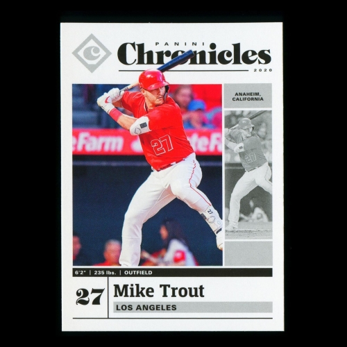Mike Trout 2020 Chronicles Angels