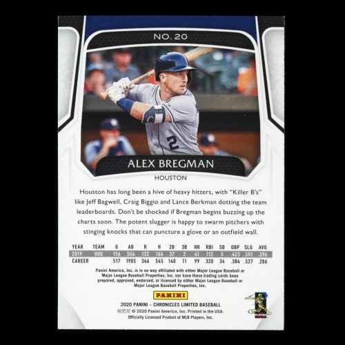 Alex Bregman 2020 Chronicles Limited Astros
