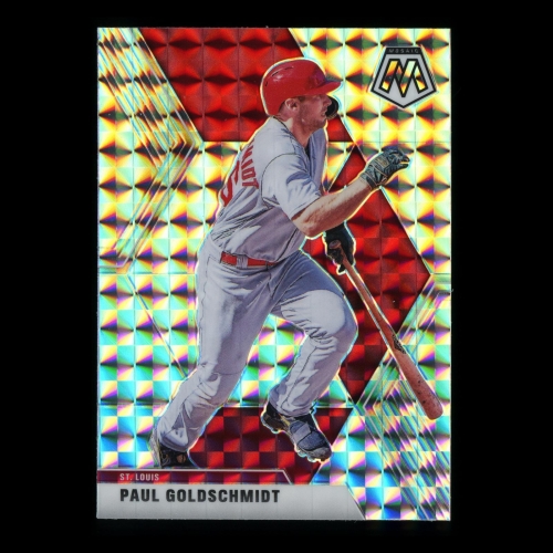 Paul Goldschmidt RC 2020 Chronicles Mosaic Silver Hyper Cardinals