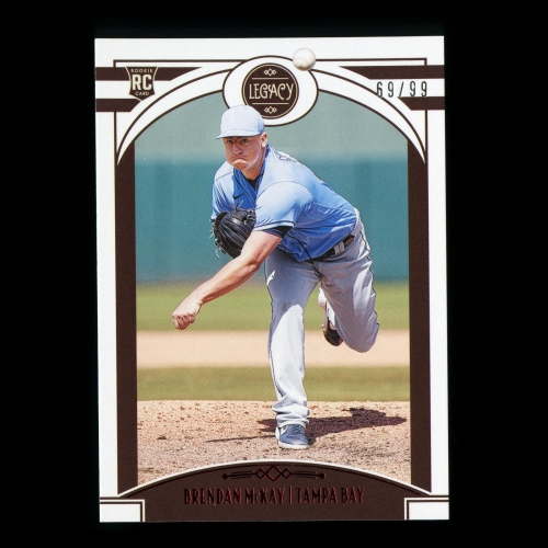 Brendan McKay RC 2020 Chronicles Legacy Red Foil Rookie Rays 69/99