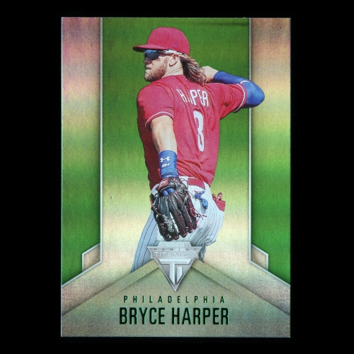 Bryce Harper 2020 Chronicles Titanium Green Phillies