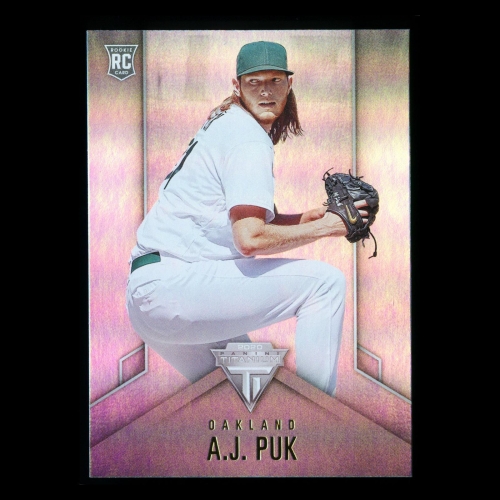 A.J. Puk RC 2020 Chronicles Titanium Rookie Athletics