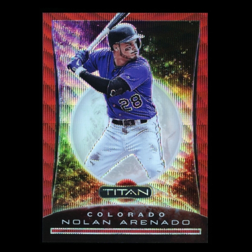 Nolan Arenado 2020 Chronicles Titan Ruby Wave Rockies 115/199