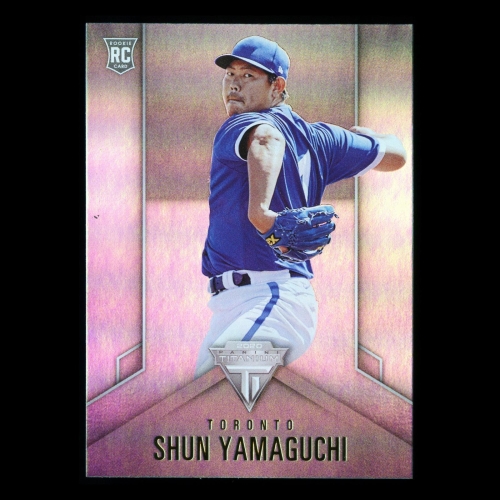 Shun Yamaguchi RC 2020 Chronicles Titanium Rookie Blue Jays