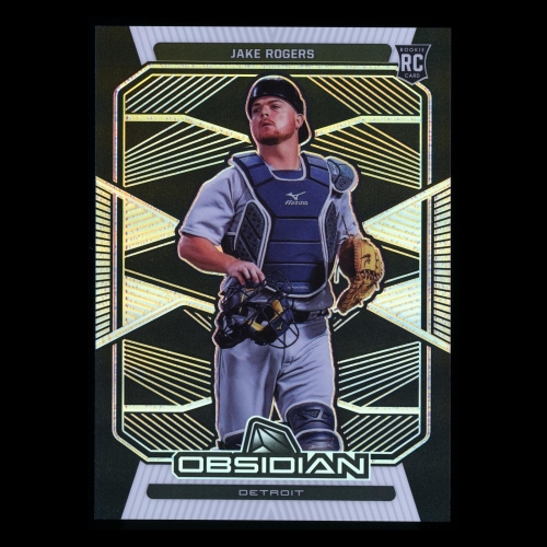 Jake Rogers RC 2020 Chronicles Obsidian Rookie Tigers