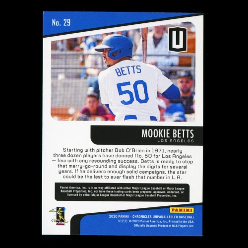 Mookie Betts 2020 Chronicles Unparalleled Dodgers