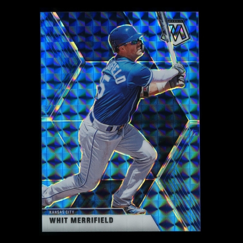 Whit Merrifield RC 2020 Chronicles Mosaic Blue Hyper Royals 50/99