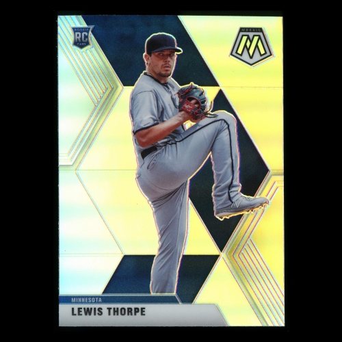 Lewis Thorpe RC 2020 Chronicles Mosaic Silver Rookie Twins