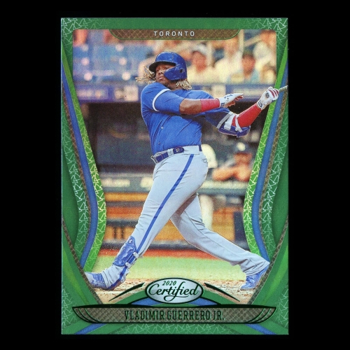 Vladimir Guerrero Jr. 2020 Chronicles Certified Green Blue Jays