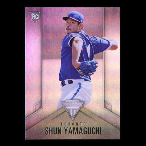 Shun Yamaguchi RC 2020 Chronicles Titanium Rookie Blue Jays
