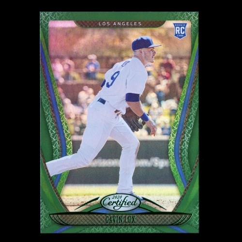 Gavin Lux RC 2020 Chronicles Certified Green Rookie Dodgers