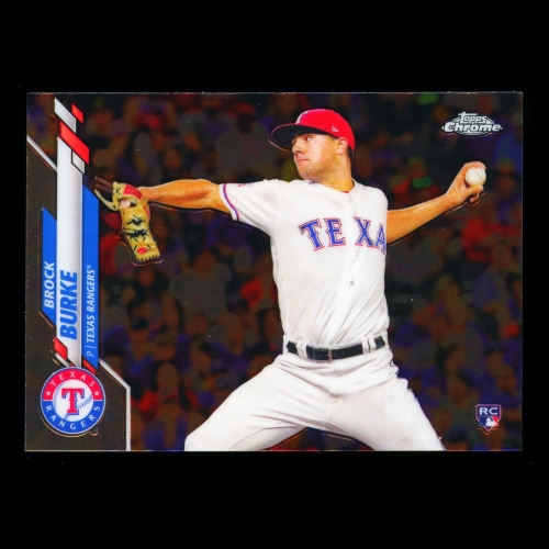 Broke Burke RC 2020 Topps Chrome Rookie Rangers