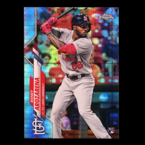 Randy Arozarena RC 2020 Topps Chrome Prism Refractor Rookie Cardinals
